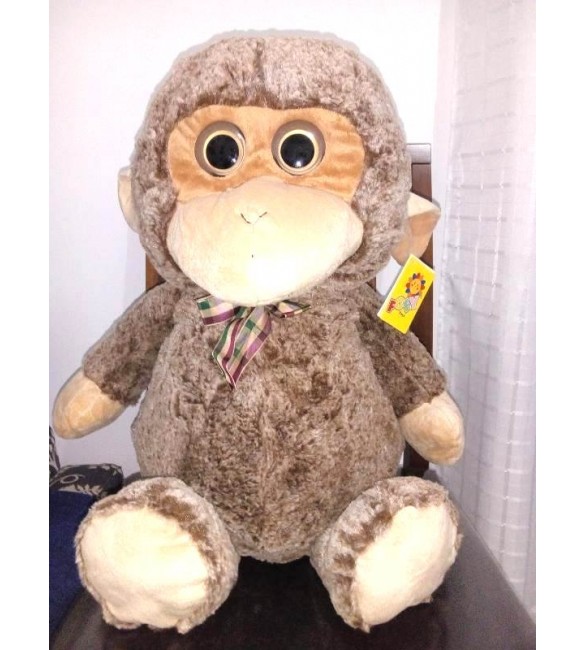 Pelúcia Macaco Marrom Grande 50cm– Foffy toys 